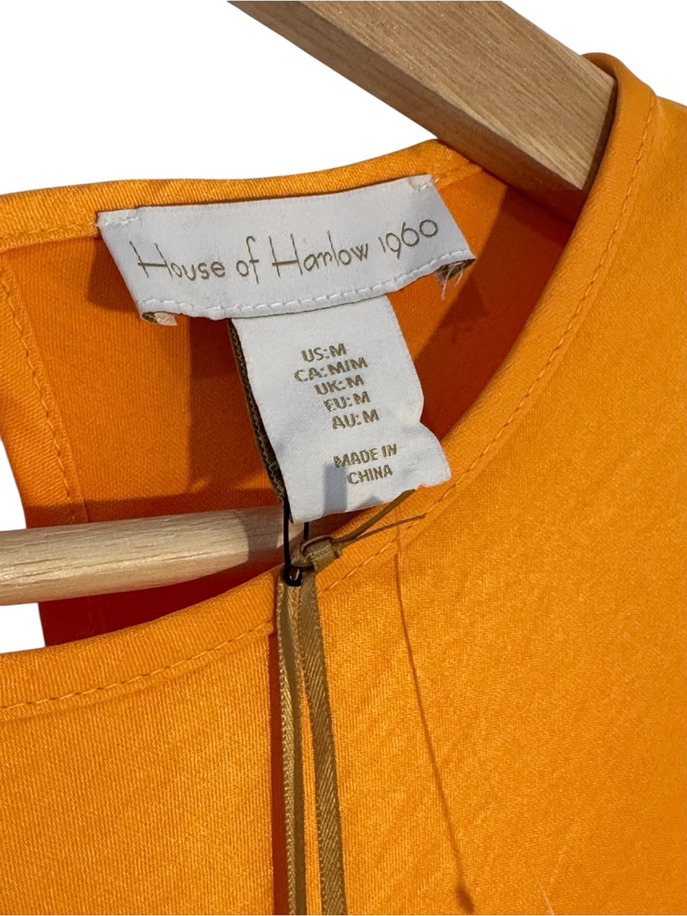 House of Harlow Sleeveless Orange Twist-Ring Maxi Dress - Picture 7 of 14